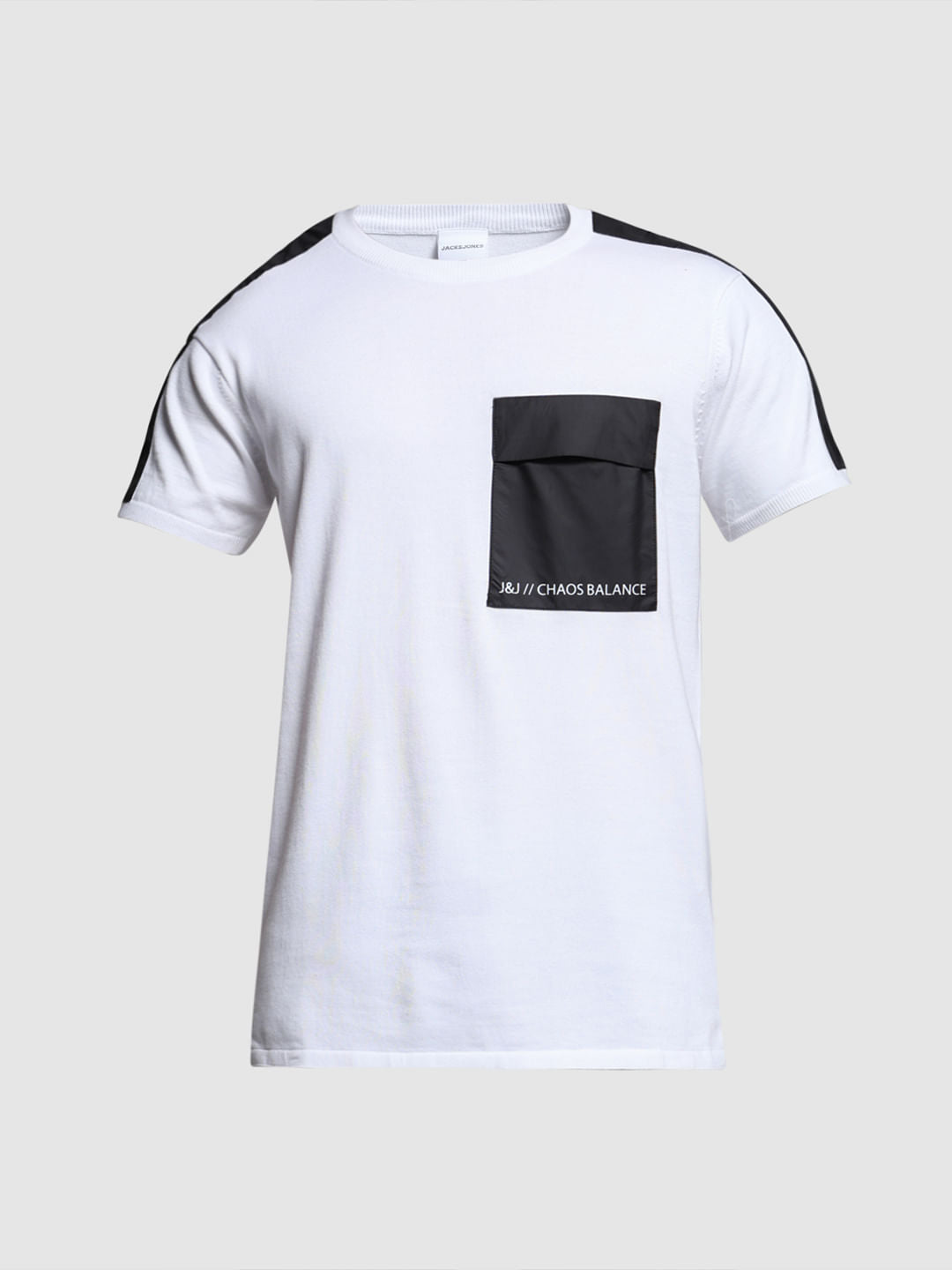 White Patch Pocket Cotton T-shirt