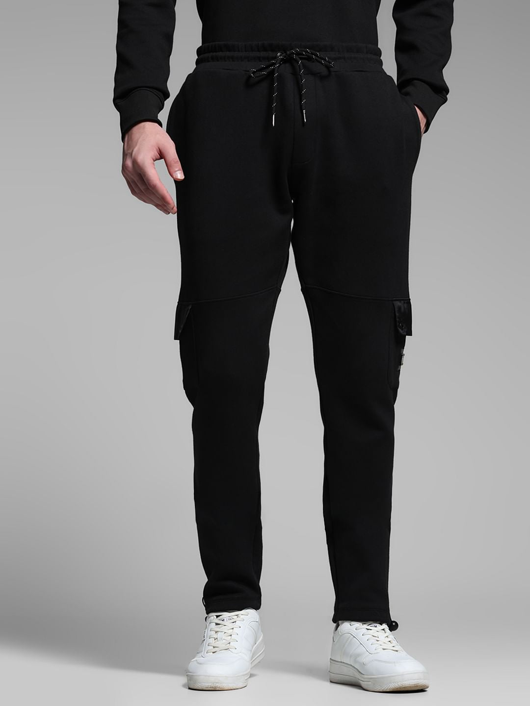 Black Anti Fit Co-ord Set Sweatpants - S