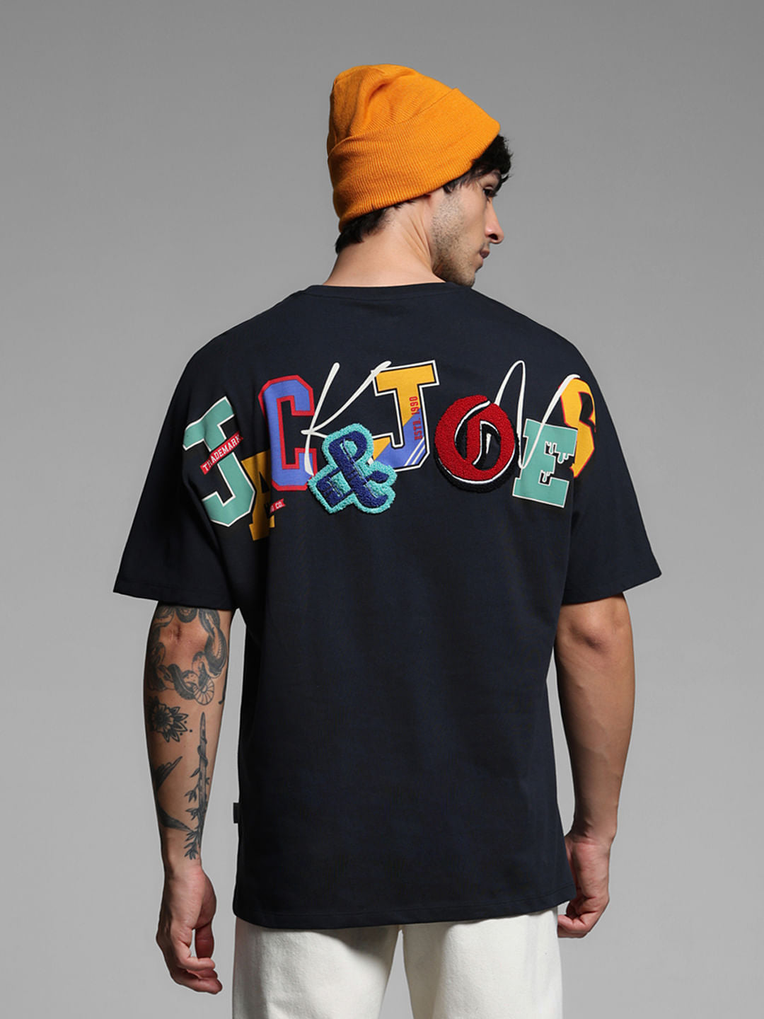 Black Drop Shoulder T-shirt - XXL