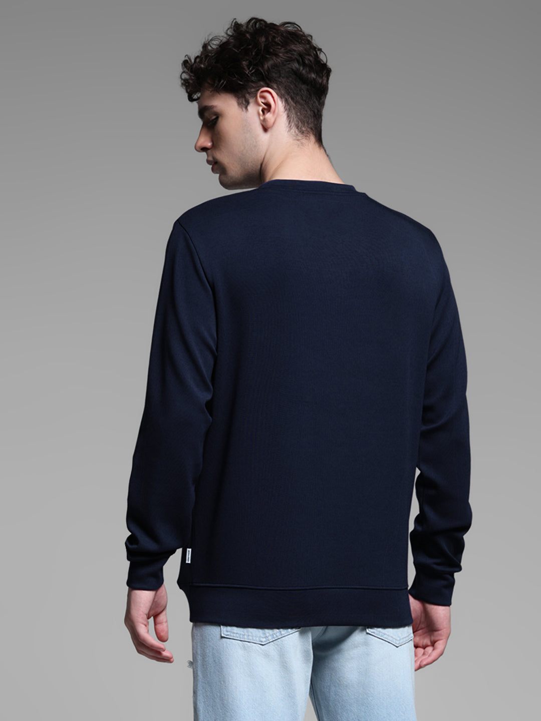 Navy Crew Neck Sweatshirt