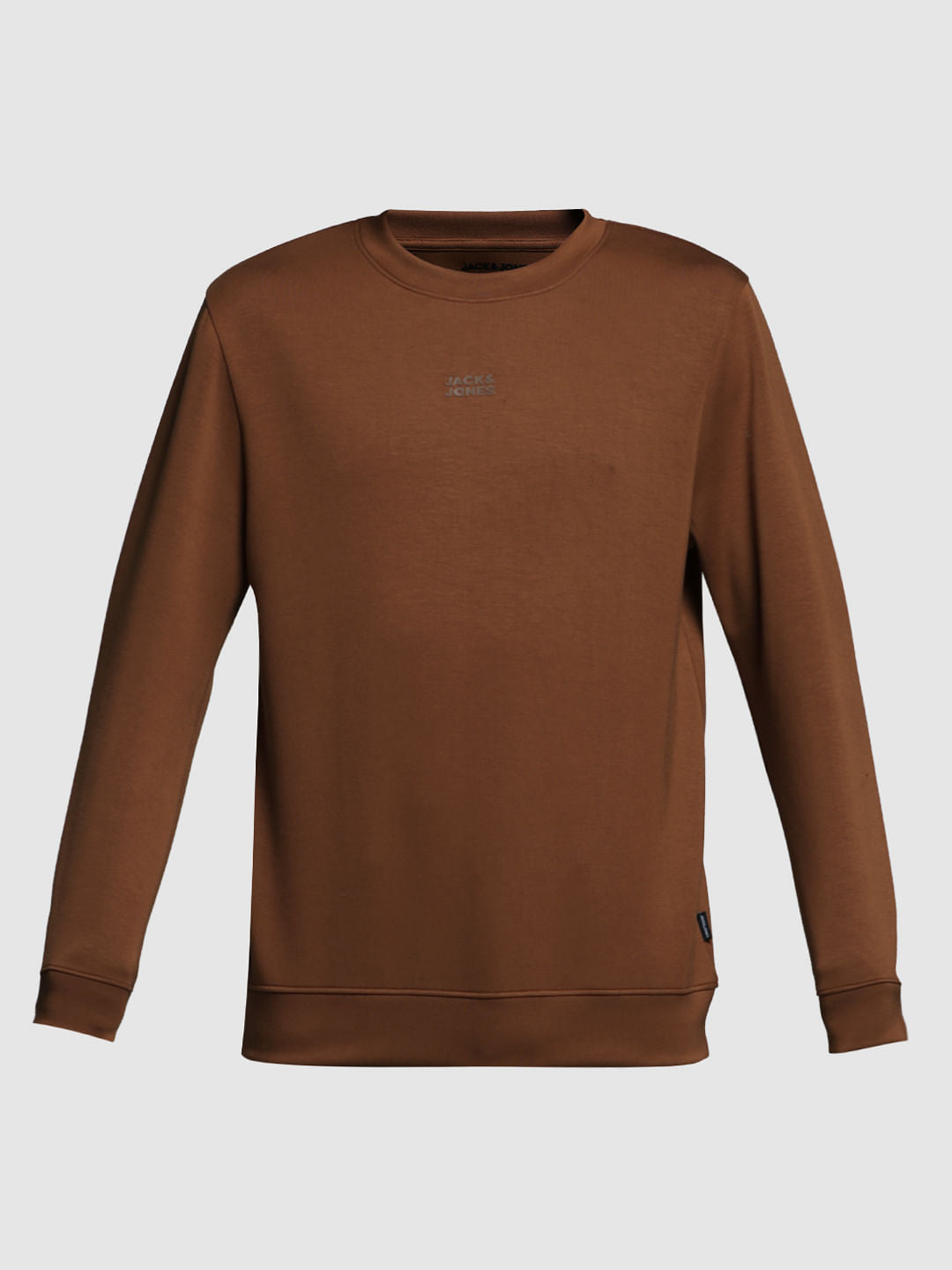 BROWN LOGO PRINT SWEATSHIRT