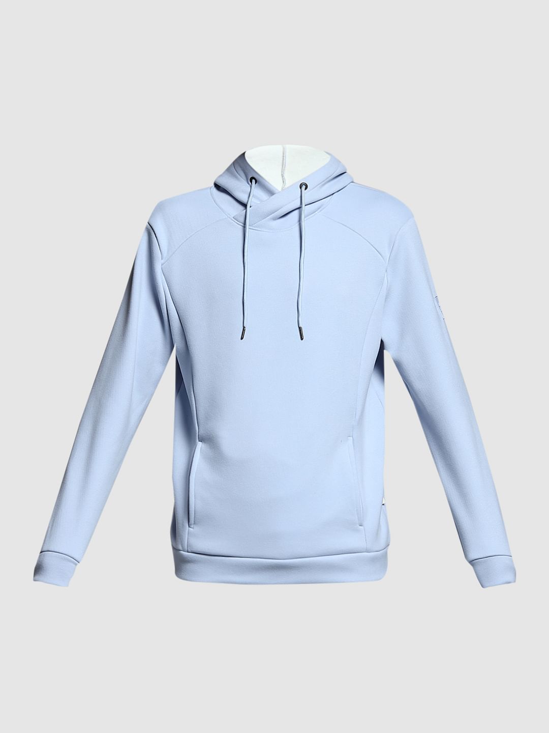 Light Blue Hooded Sweatshirt