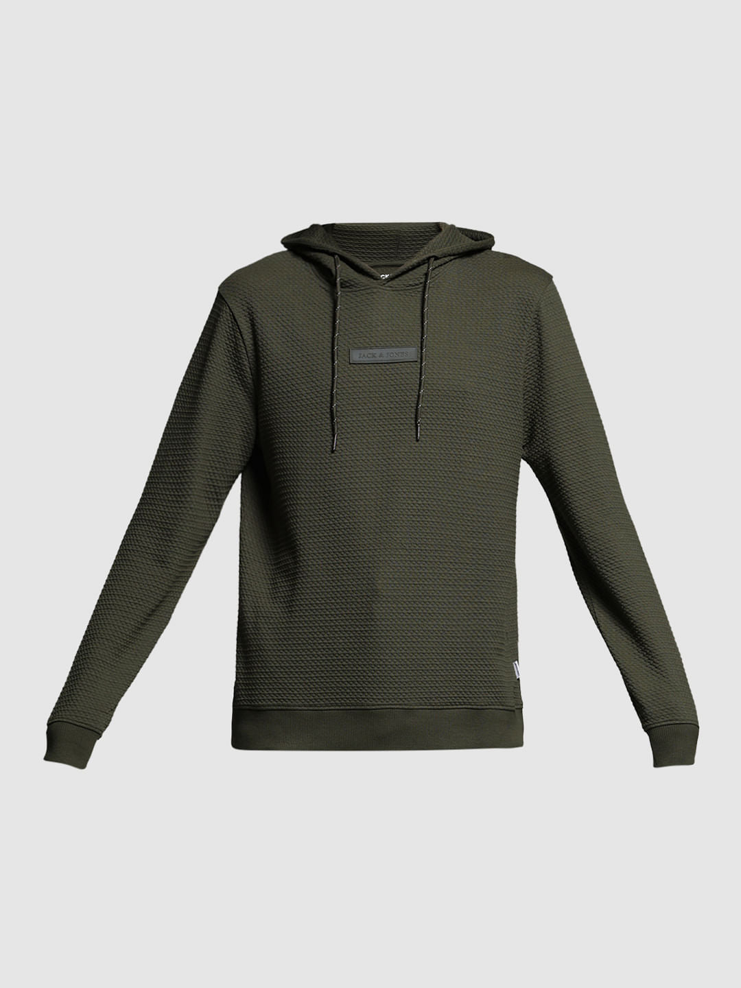 GREEN HOODED SWEATSHIRT