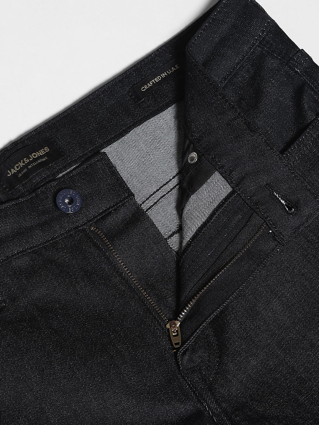 Black Low Rise Clark Regular Fit Jeans