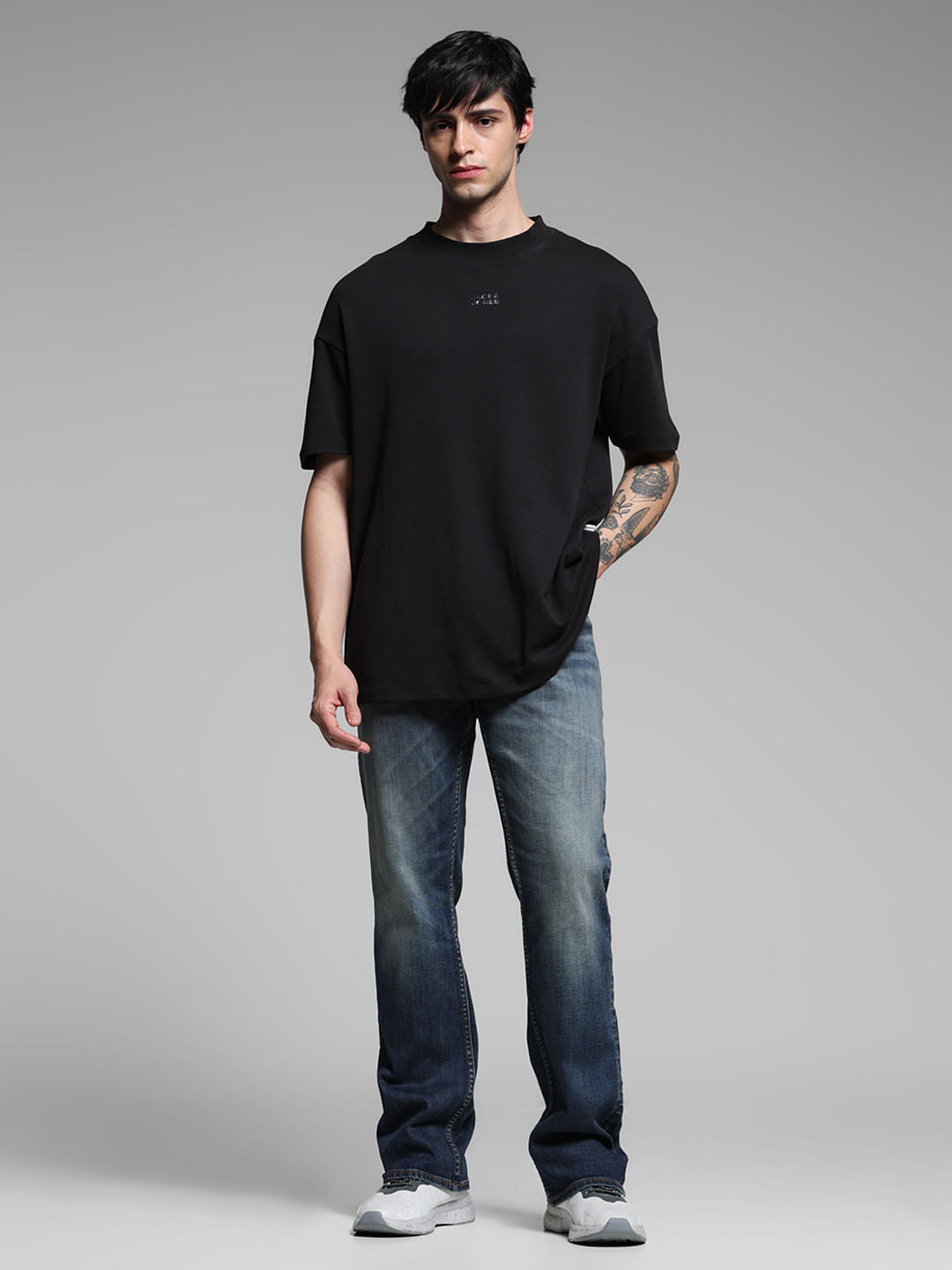 Blue High Rise Cliff Bootcut Jeans