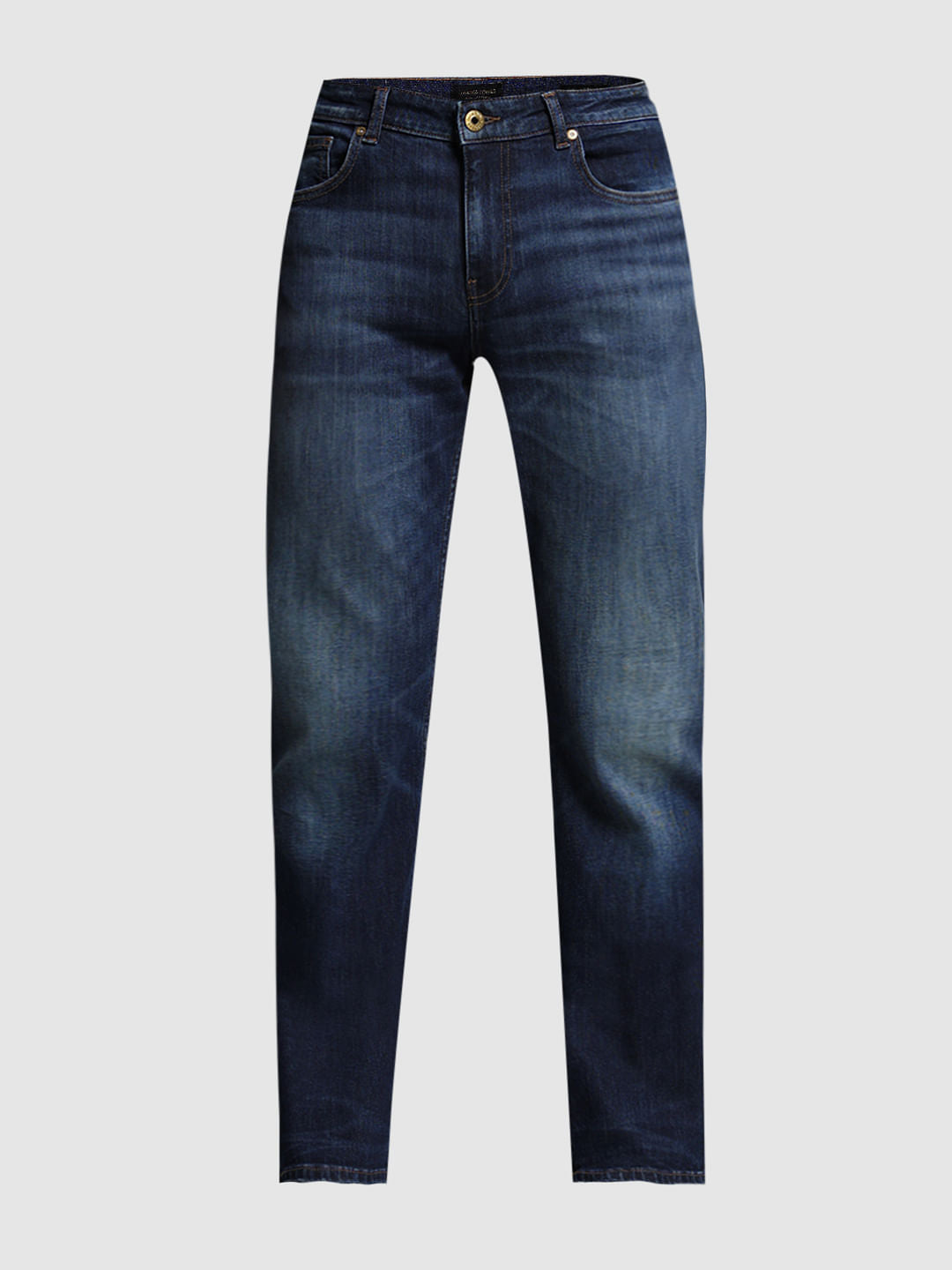 Blue Washed Clark Regular Fit Jeans