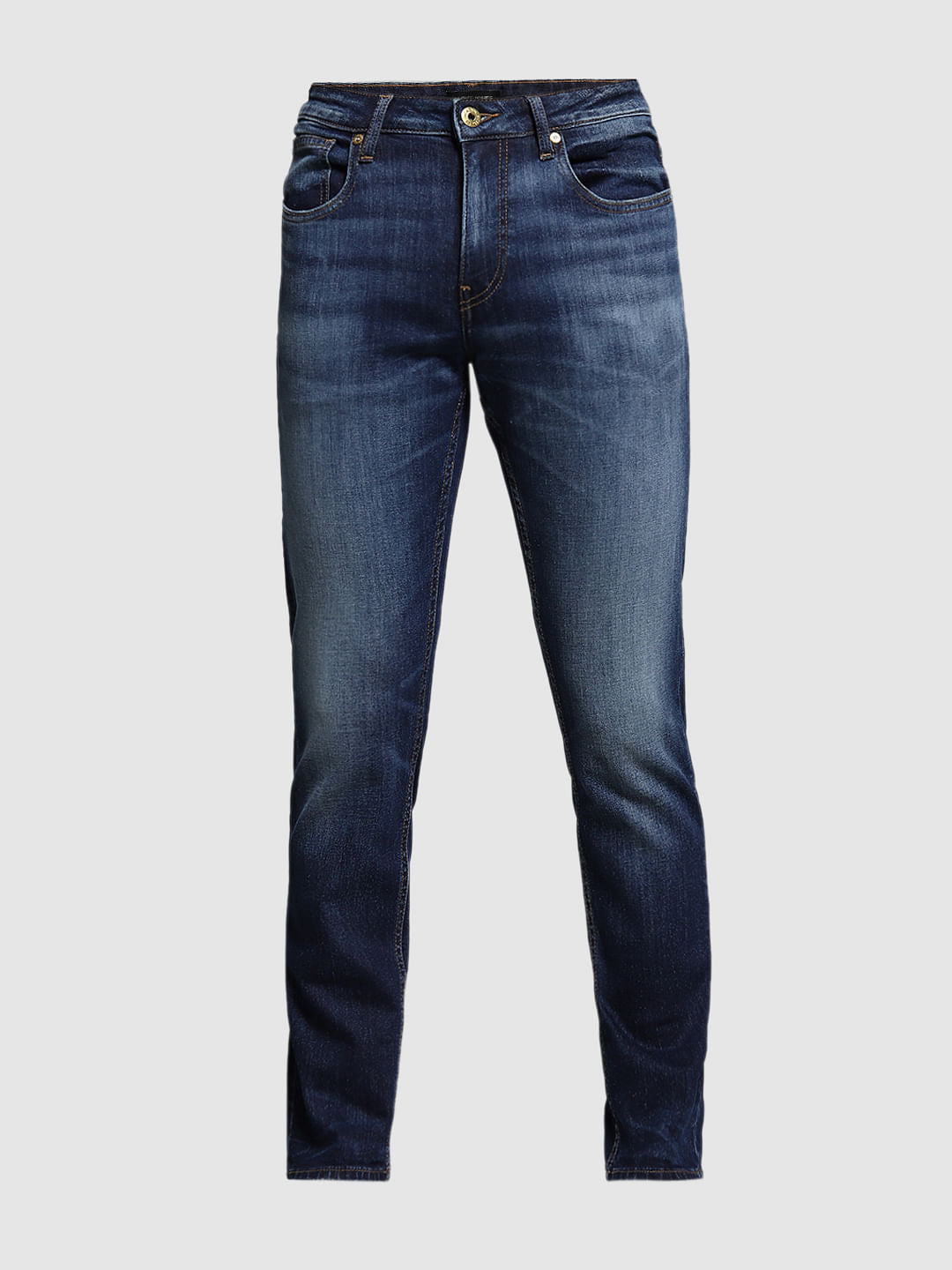 Blue Low Rise Glenn Slim Fit Jeans