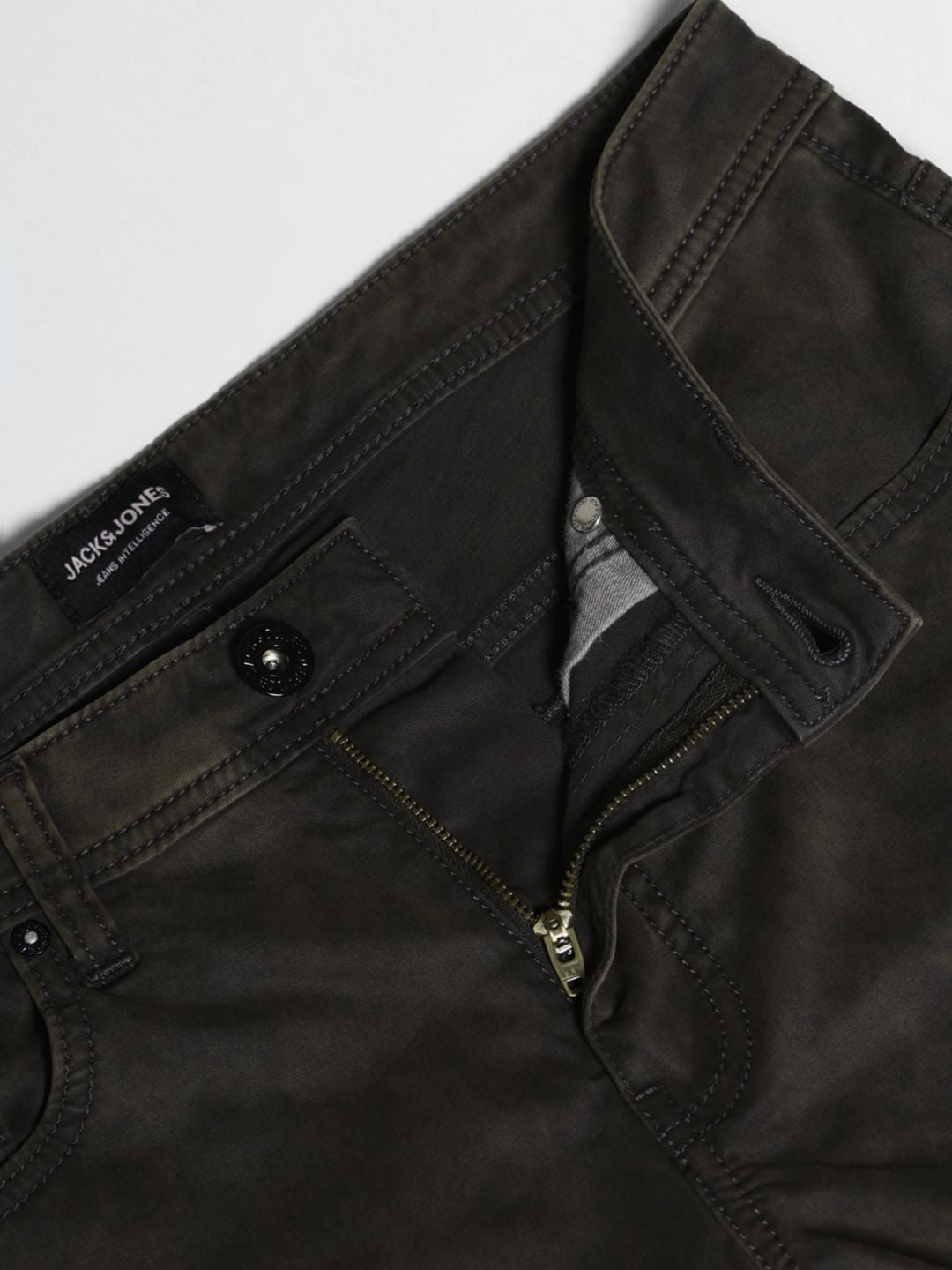 BROWN LOW RISE GLENN SLIM FIT JEANS