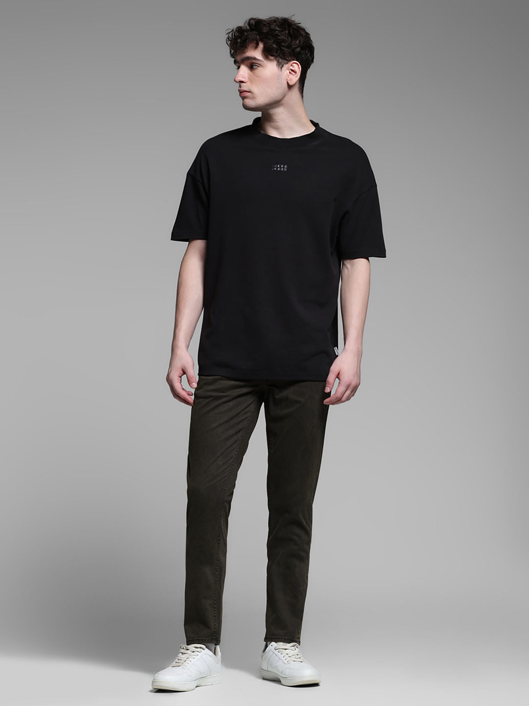 BROWN LOW RISE GLENN SLIM FIT JEANS