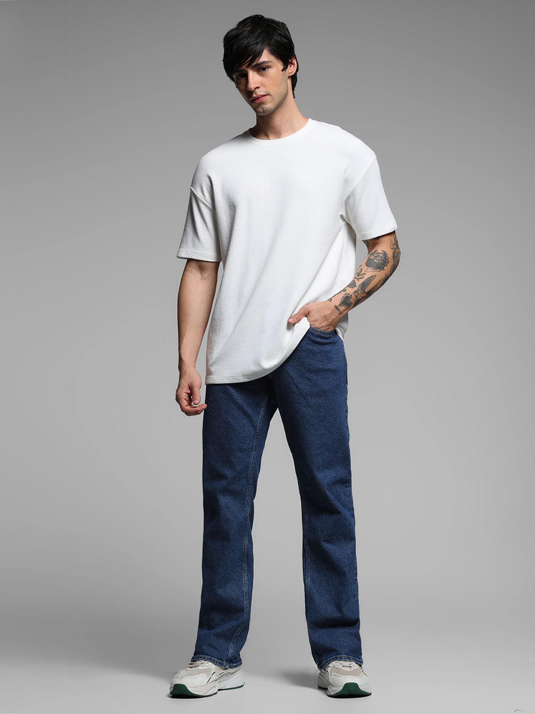 Light Blue High Rise Cliff Bootcut Jeans