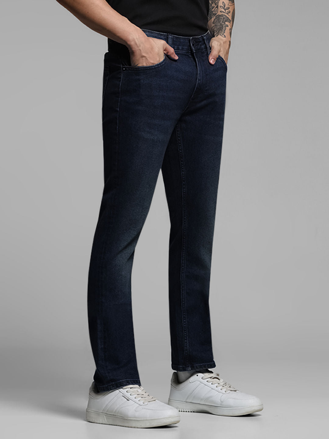 Blue Washed Clark Regular Fit Jeans