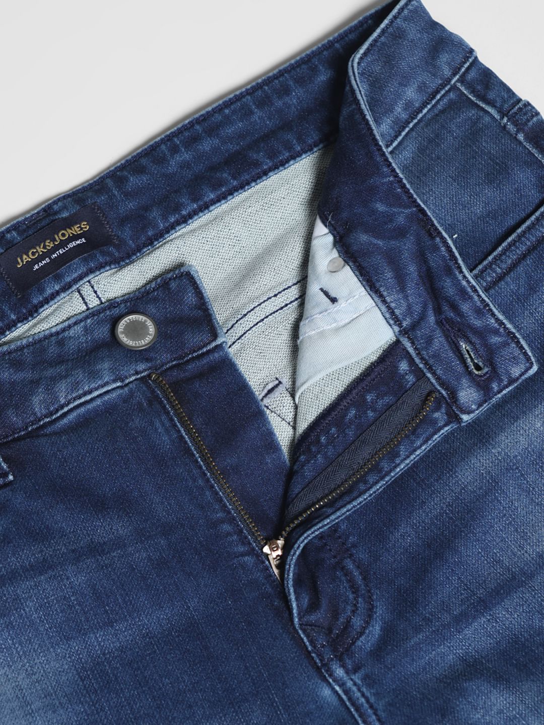 Dark Blue Low Rise Ben Skinny Fit Jeans