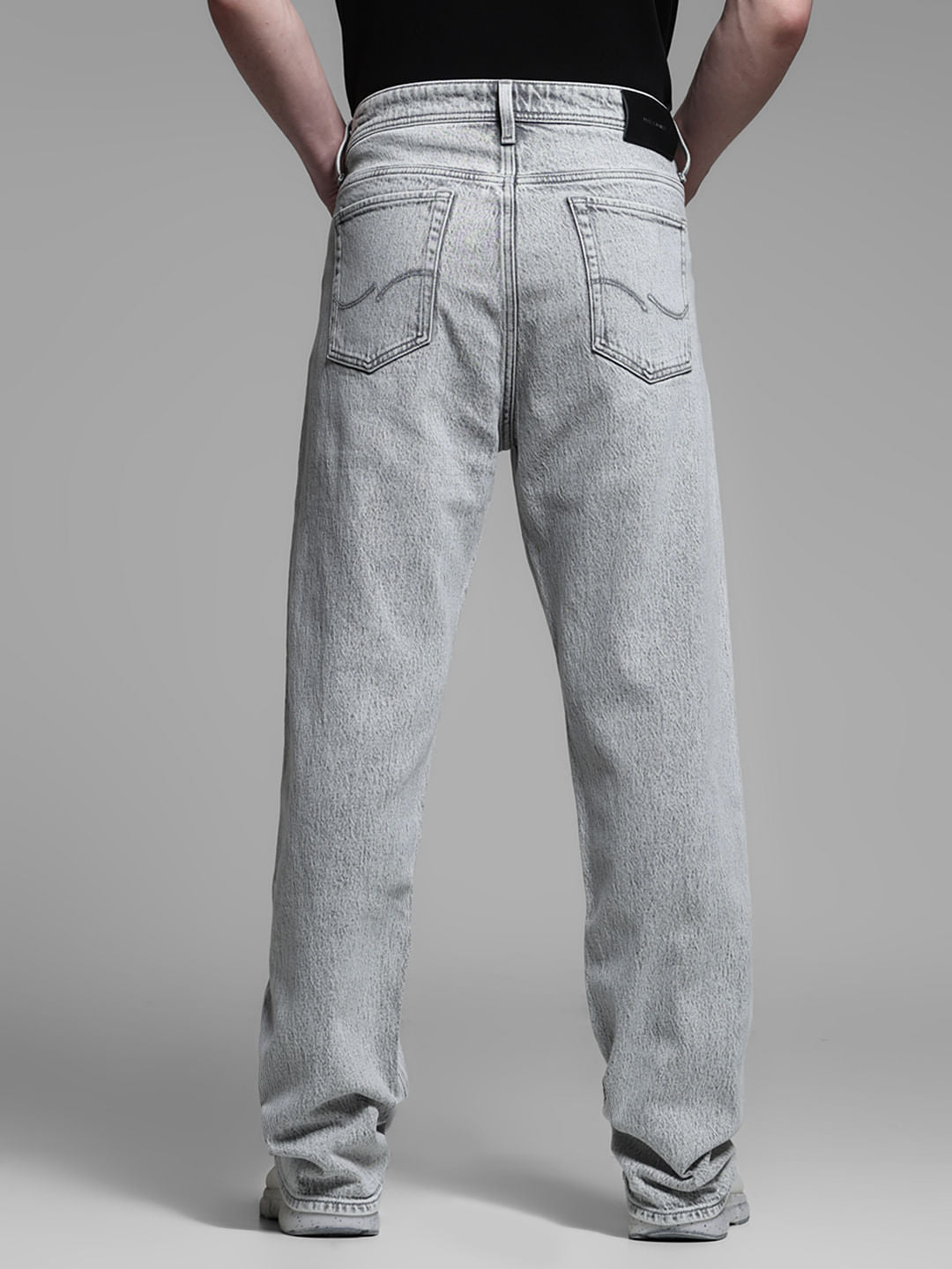 GREY HIGH RISE DARIO LOOSE FIT JEANS