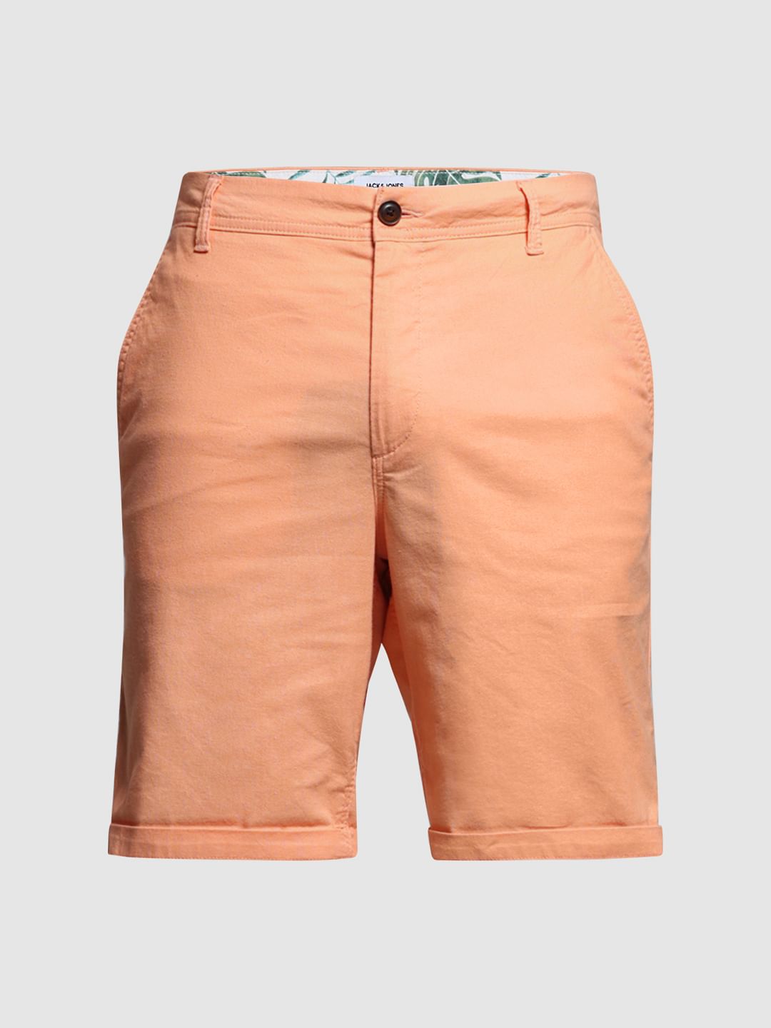 Coral Mid Rise Chino Shorts