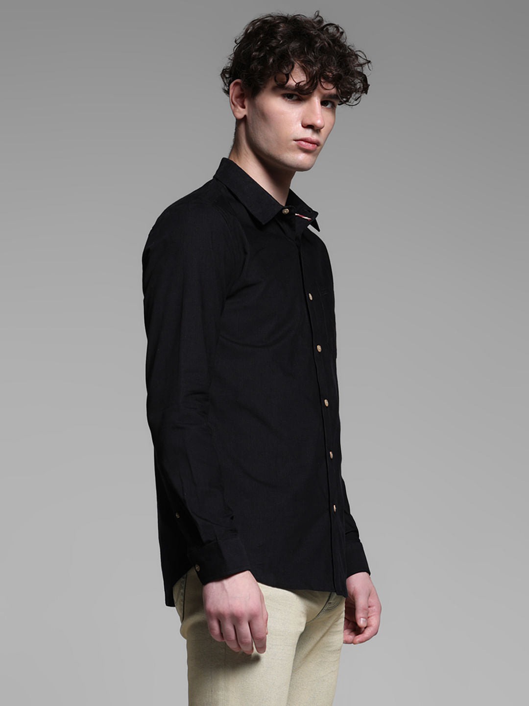 Black Full Sleeves Shirt