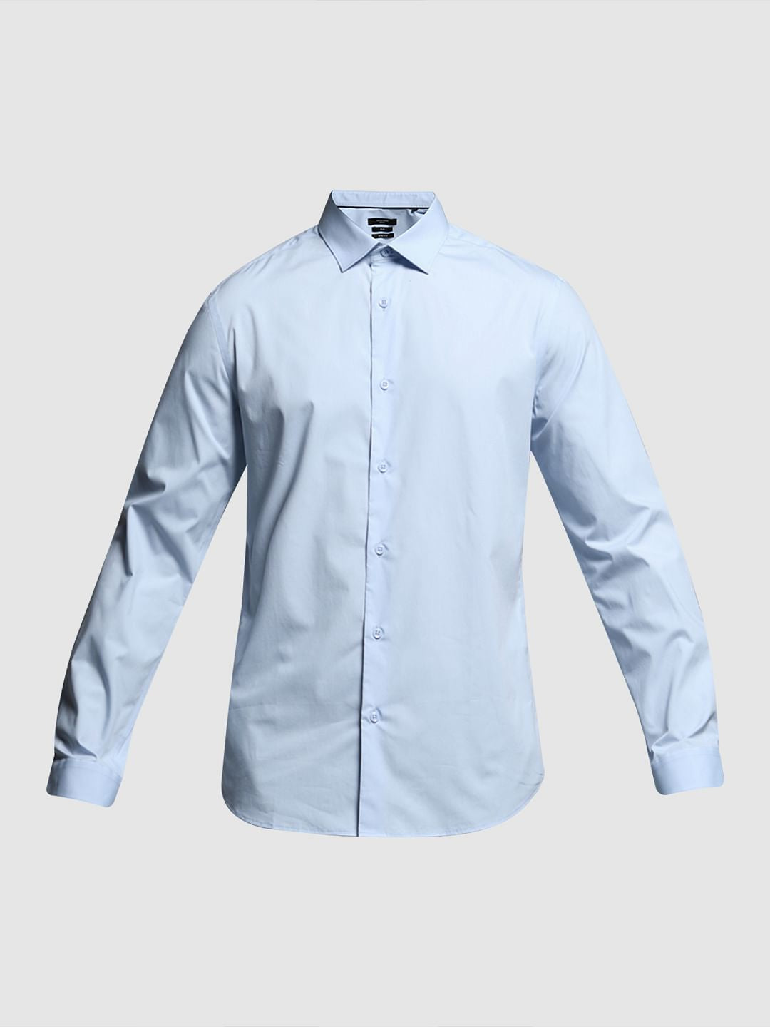 Sky Blue Cotton Full Sleeves Shirt