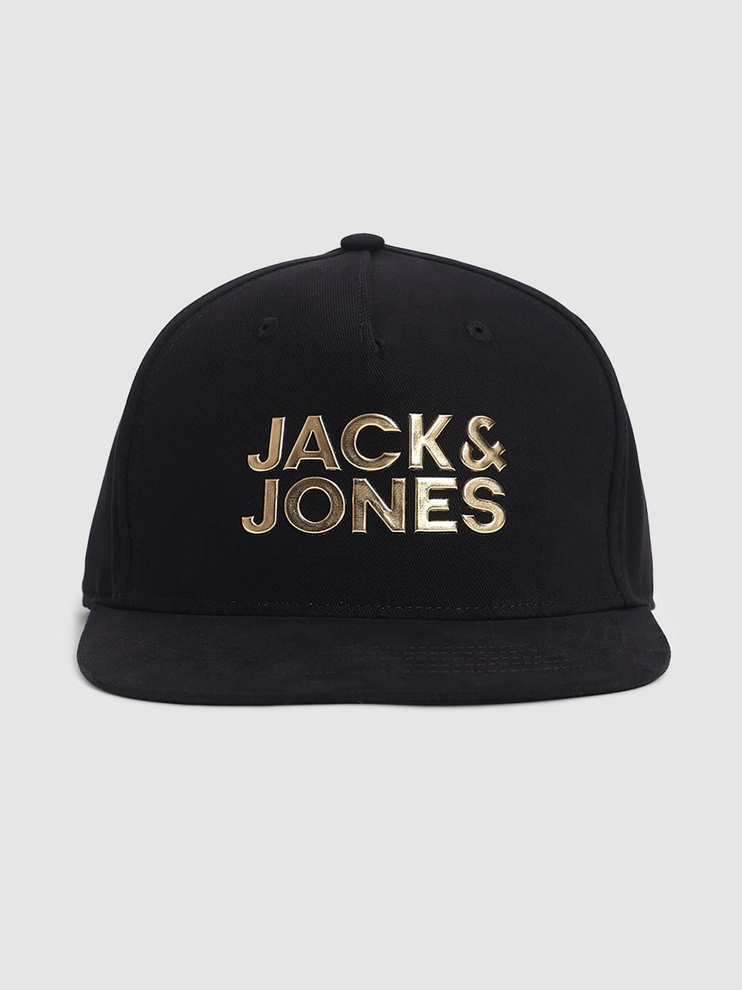 Black Logo Print Cap - ONE