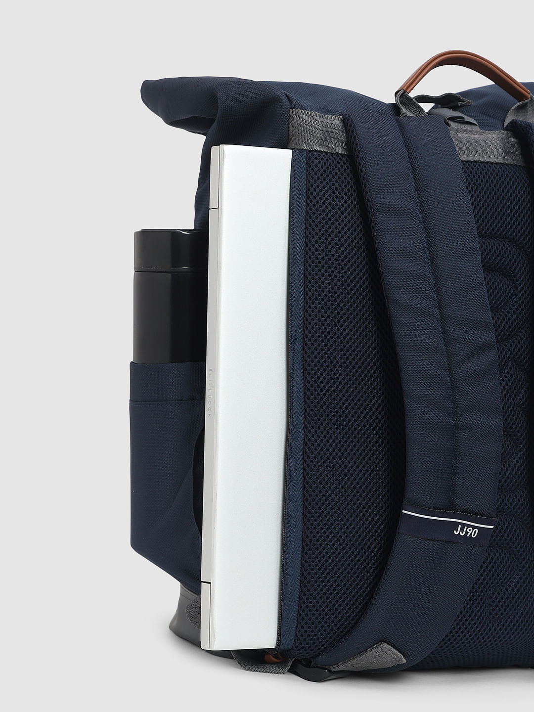 Navy Blue Roll Top Backpack