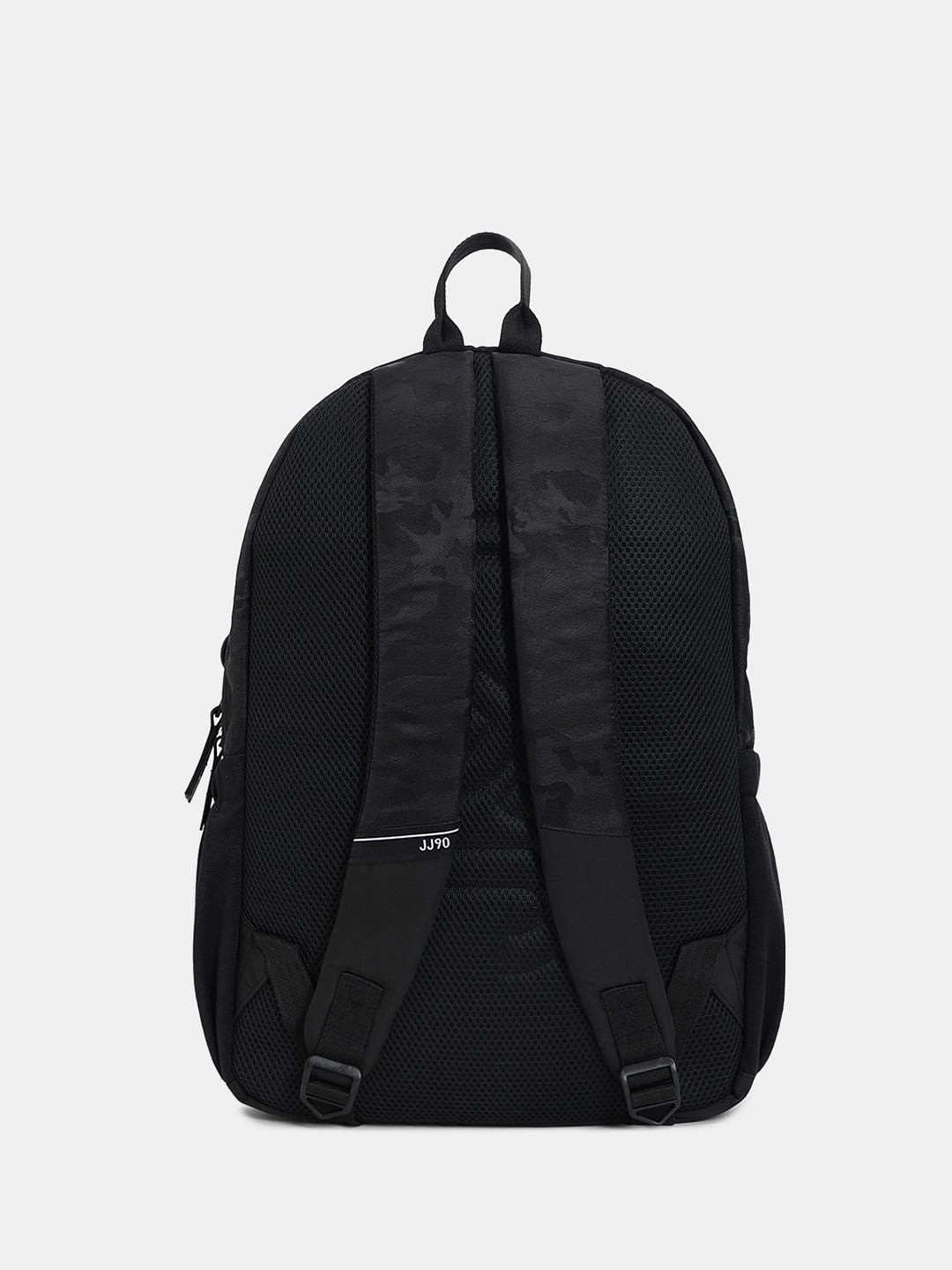 Black Camo Print Backpack