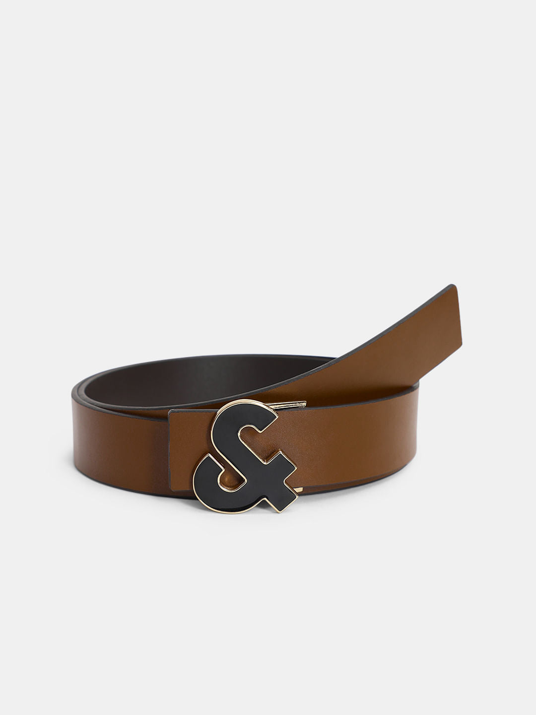 Brown Reversible Premium Leather Belt - 32
