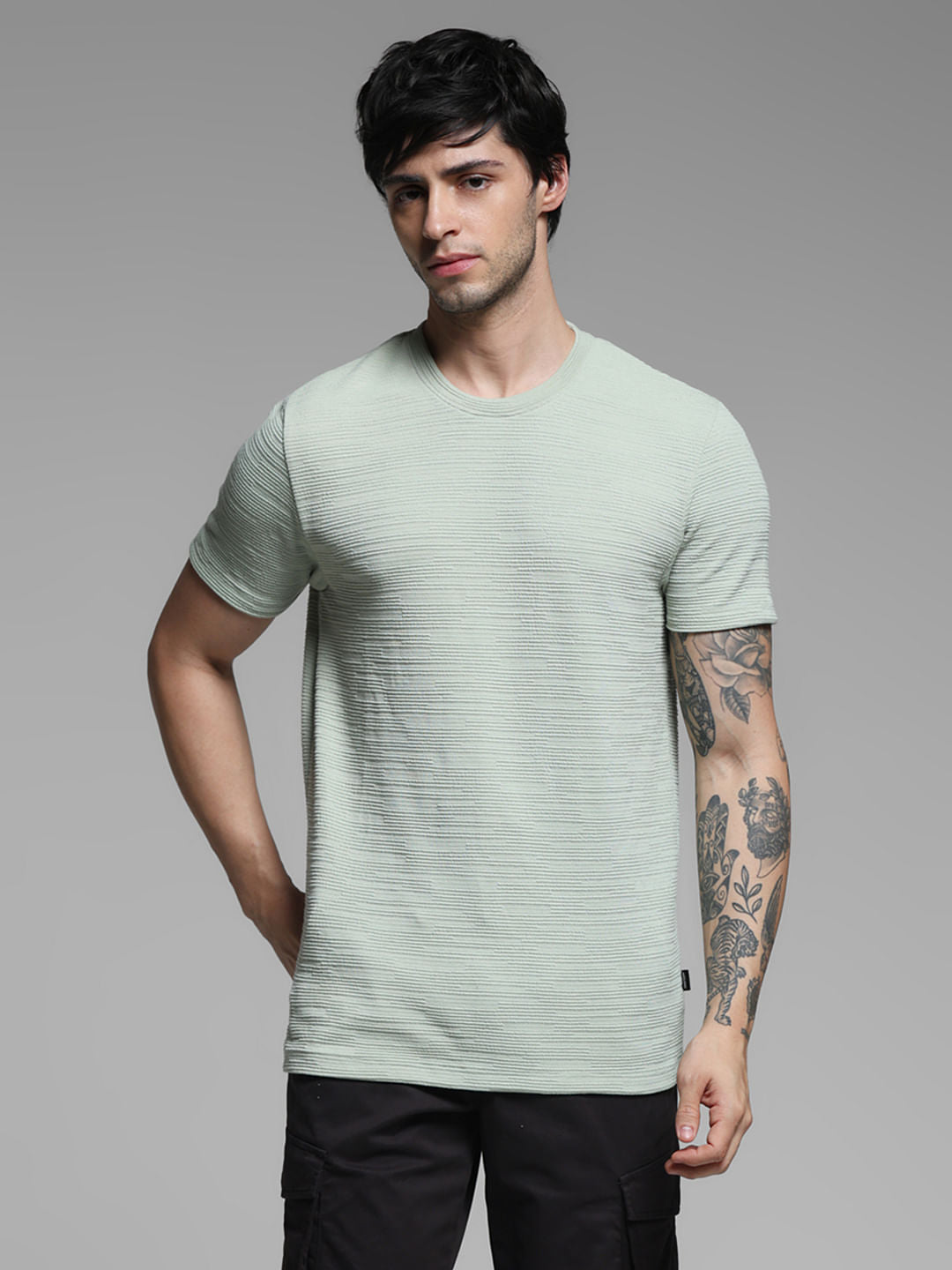 MINT CREW NECK T-SHIRT