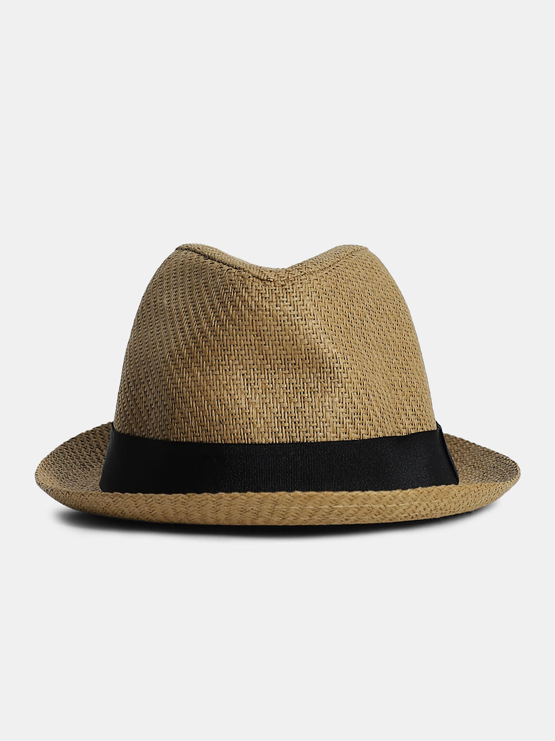 Dark Beige Paperstraw Hat - ONE