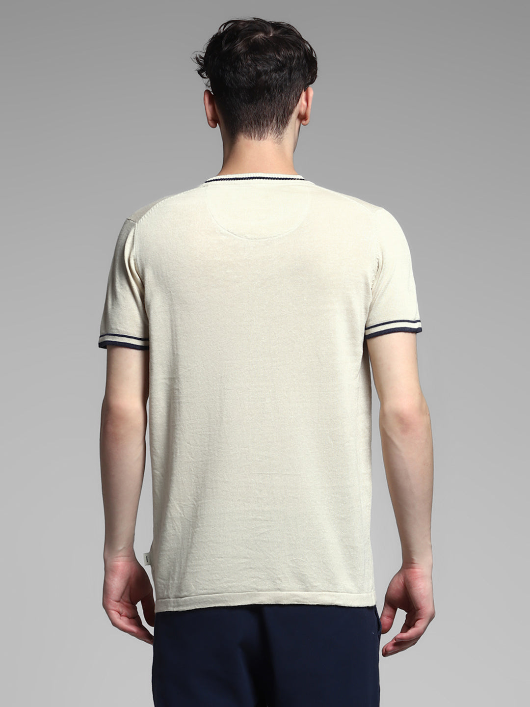 Crew Neck Knitted Pullover