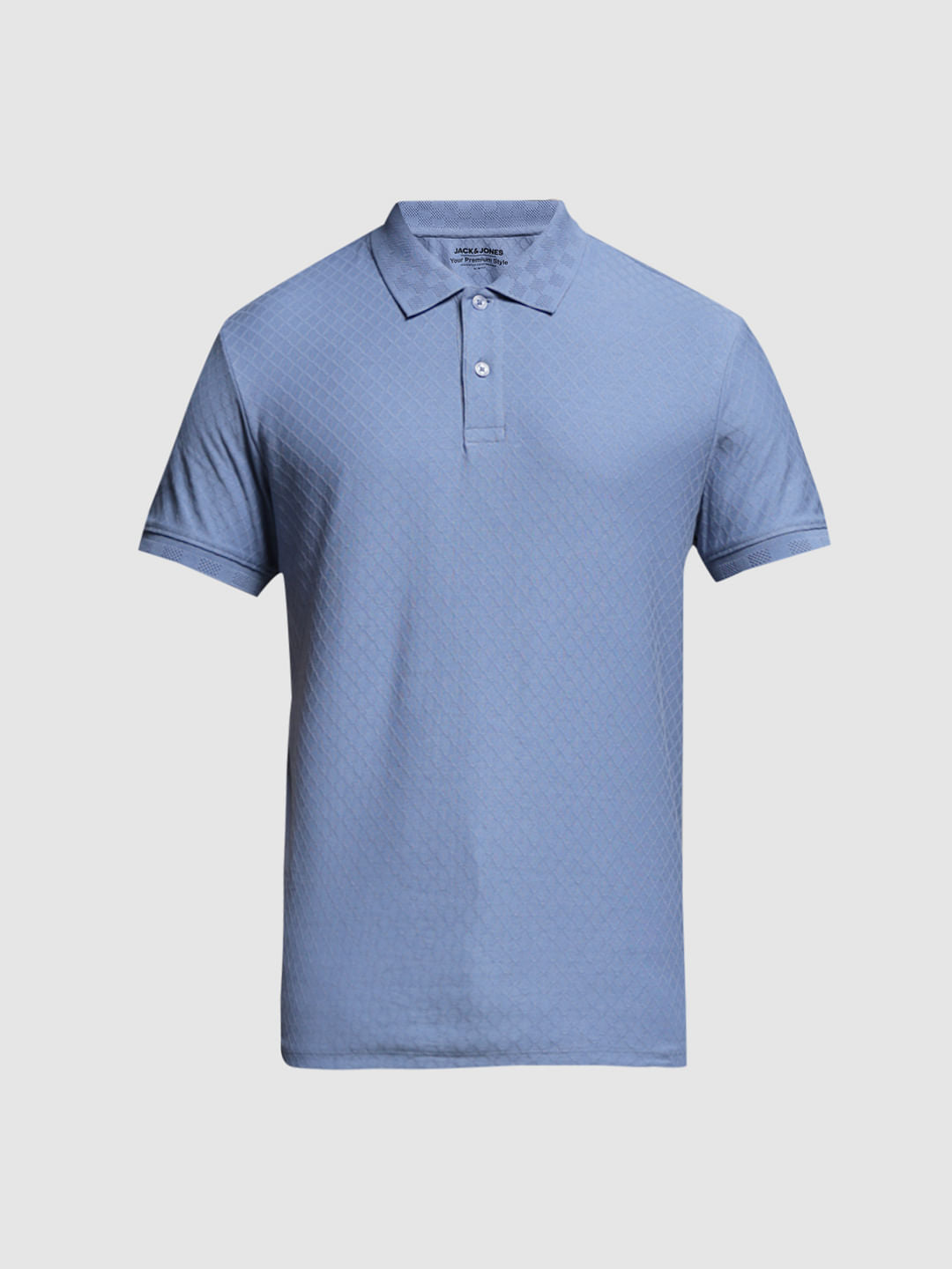 BLUE COTTON POLO