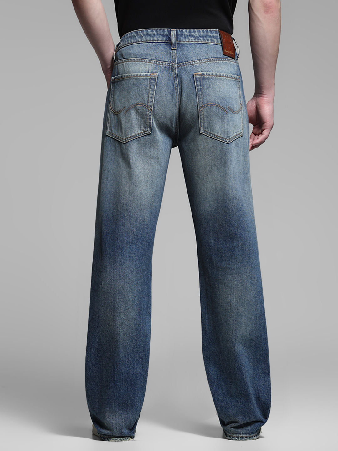 Blue High Rise Cliff Bootcut Jeans