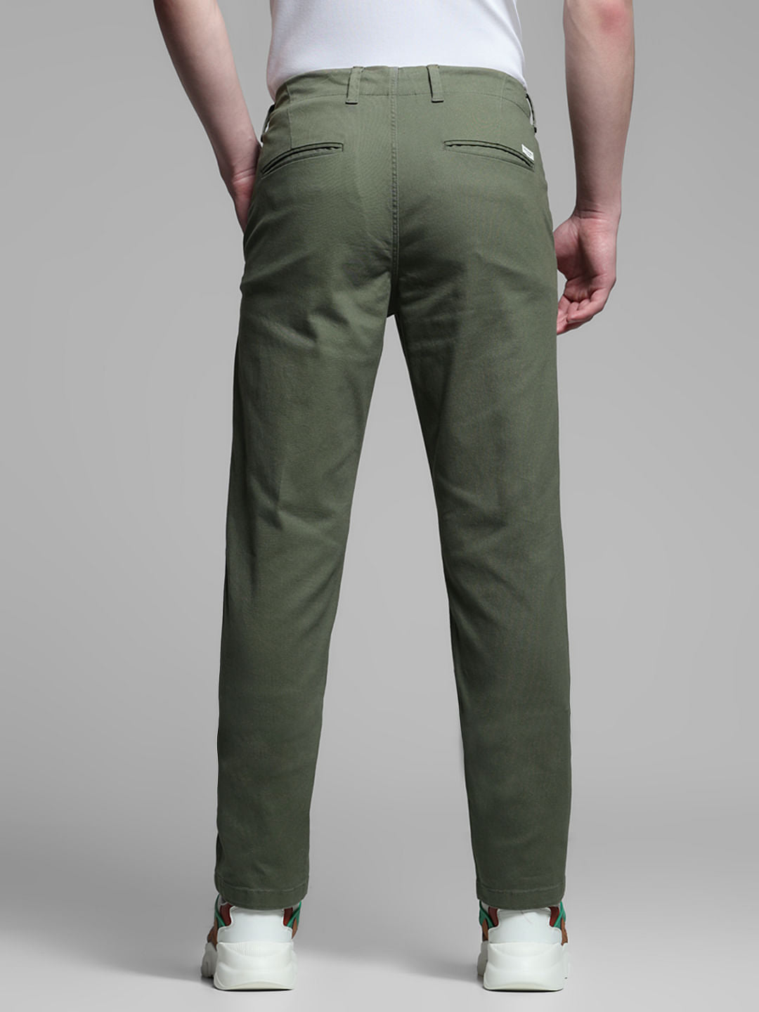 TODAYFUL Easy Chino Pants 36 BEG Green Mid Rise Chino Pants 32/32