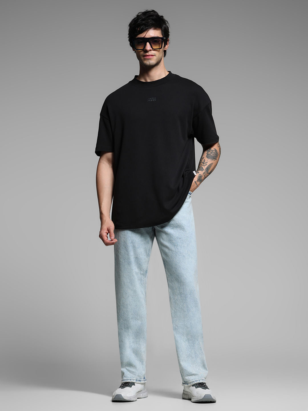 Light Blue High Rise Dario Loose Fit Jeans