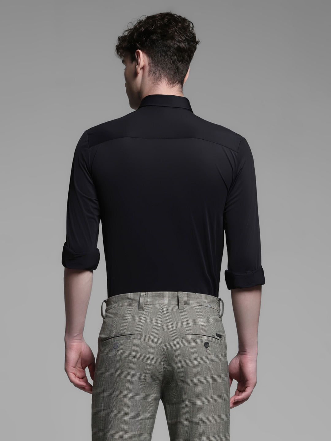 BLACK FULL SLEEVES SHIRT