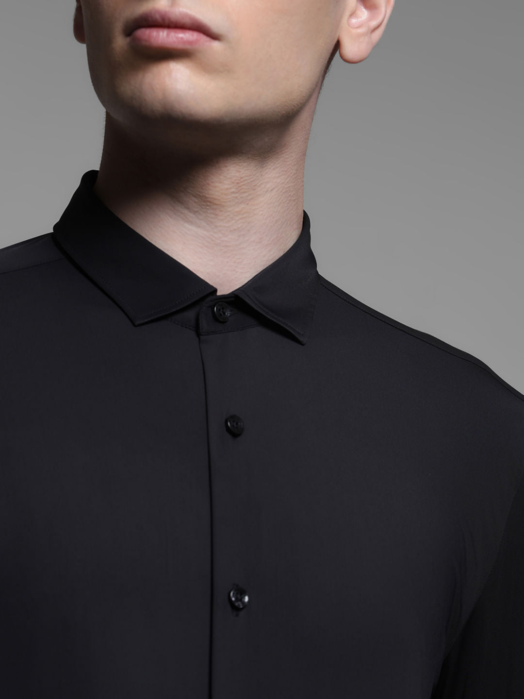 BLACK FULL SLEEVES SHIRT
