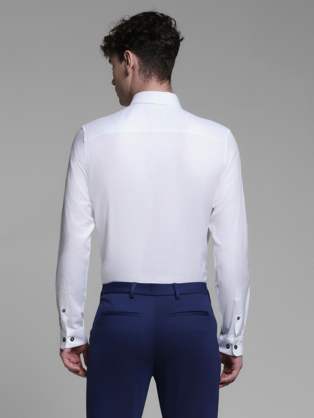 WHITE SLIM FIT SHIRT