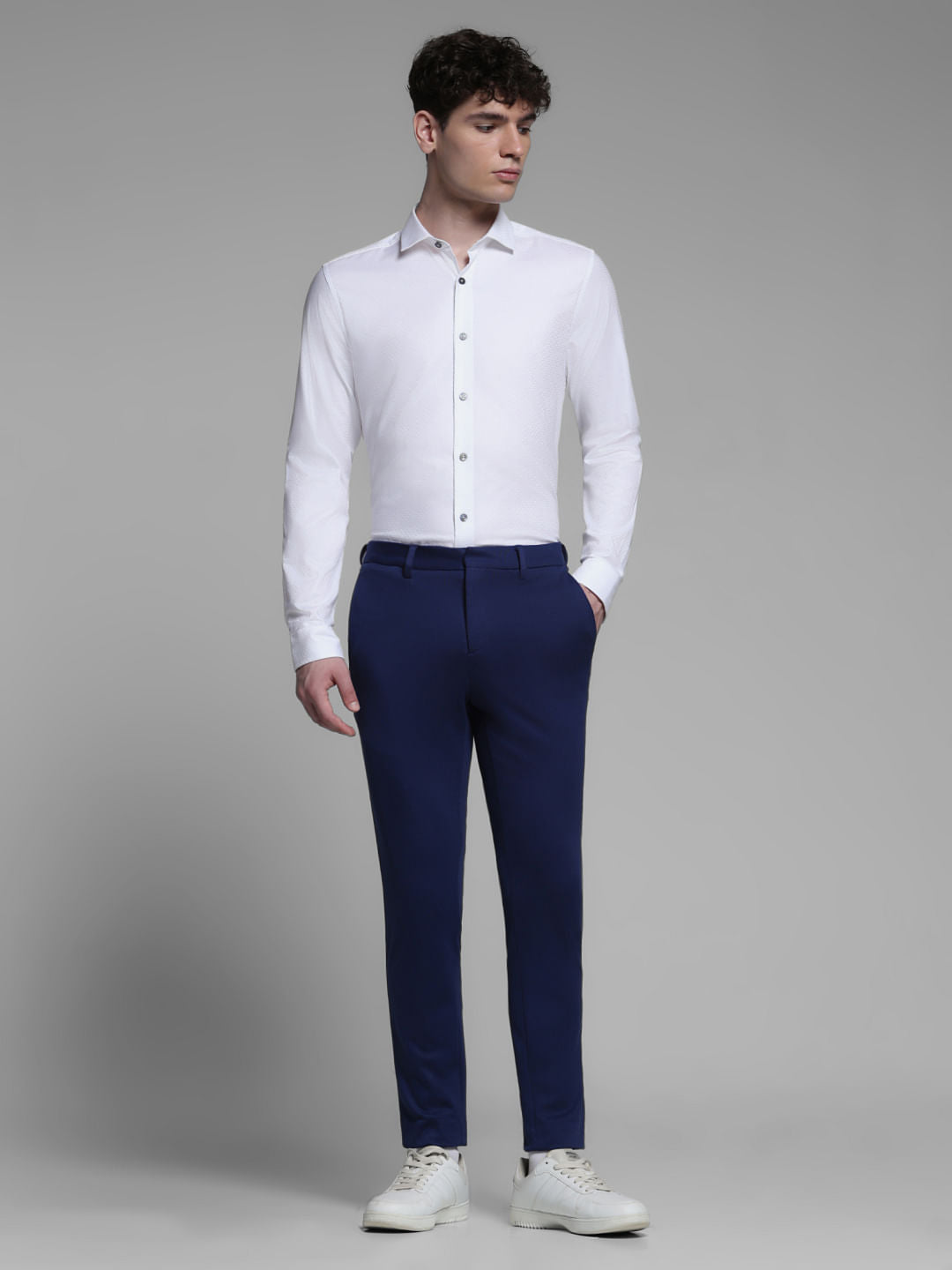 WHITE SLIM FIT SHIRT