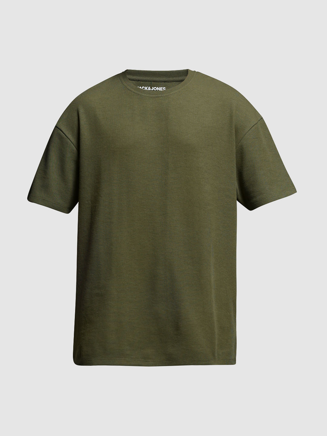 GREEN OVERSIZED COTTON T-SHIRT