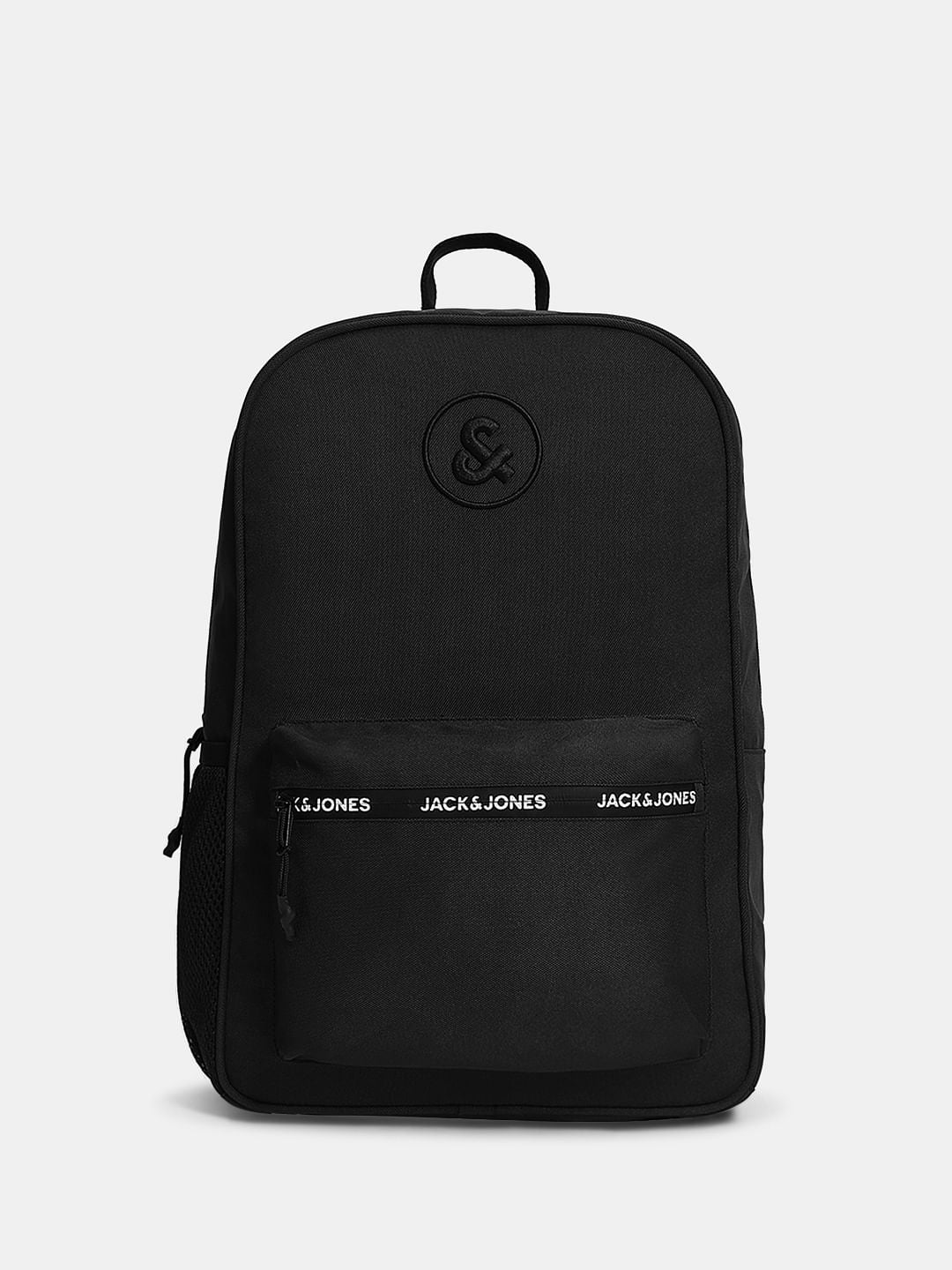 Black Logo Print Backpack - ONE