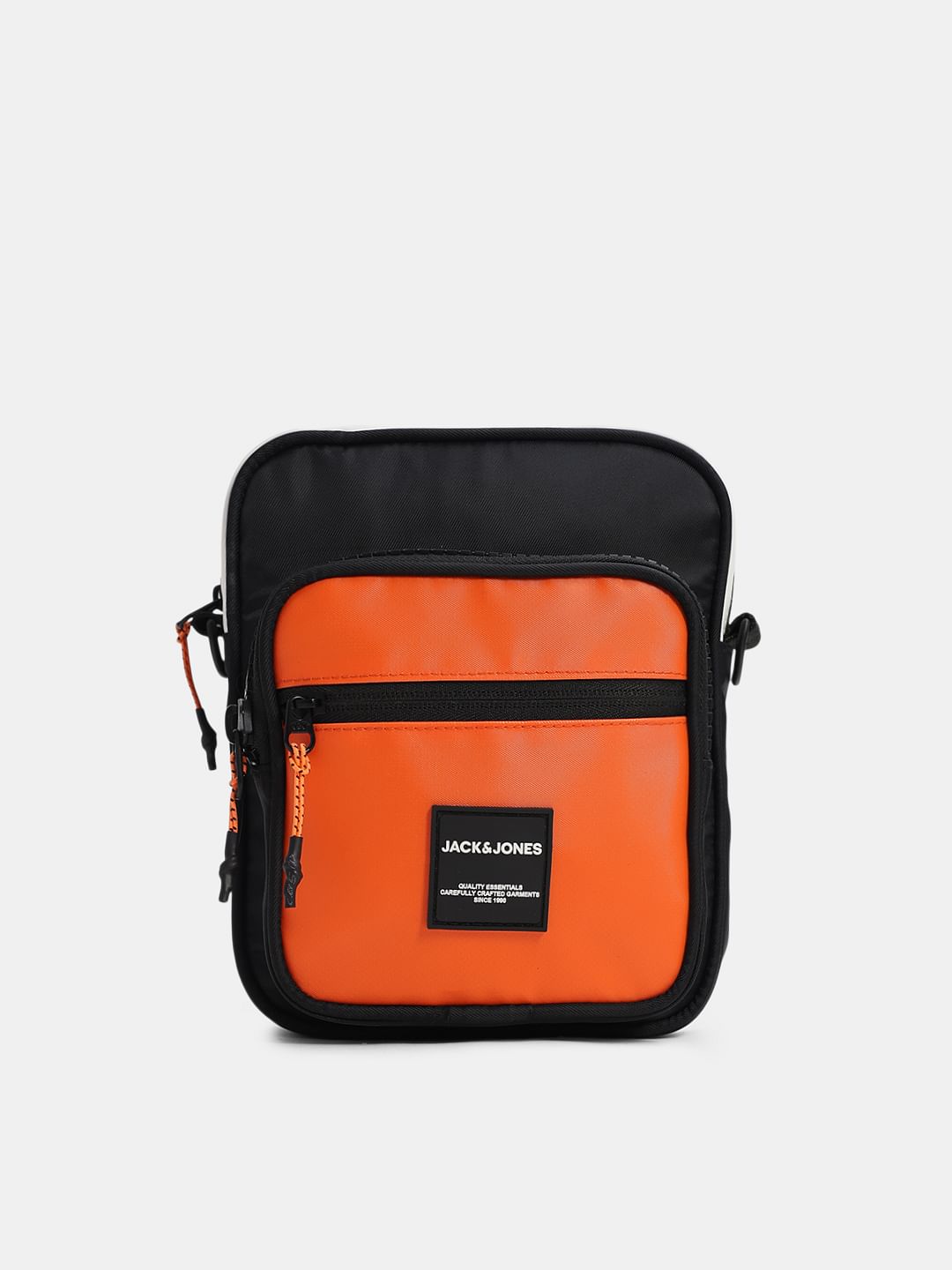 Black Colourblocked Sling Bag - ONE