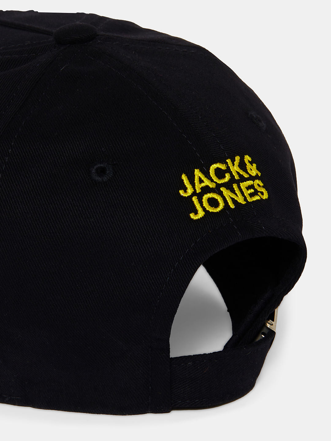 Boys Black Printed Cotton Cap