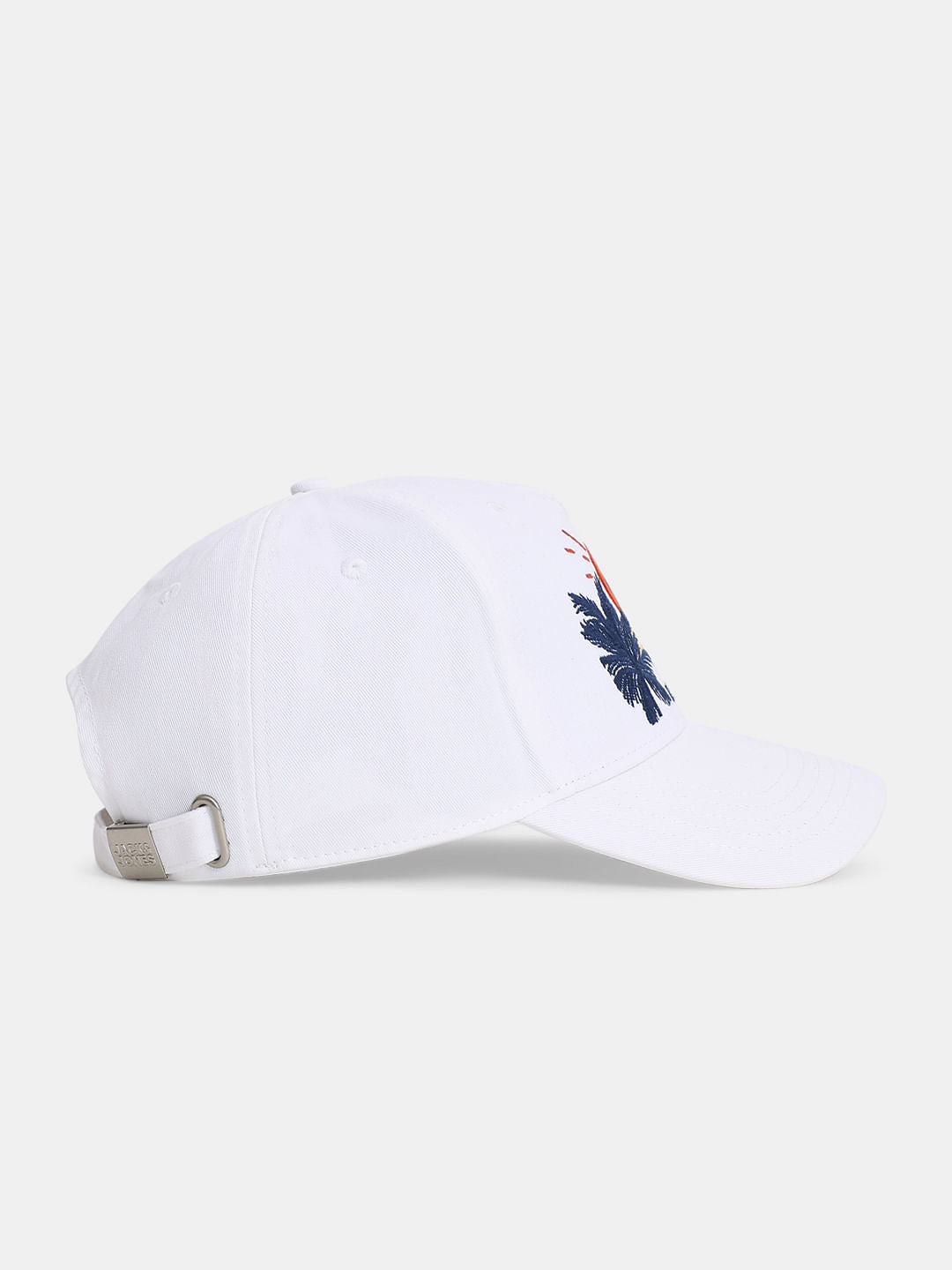 White Embroidered Baseball Cap