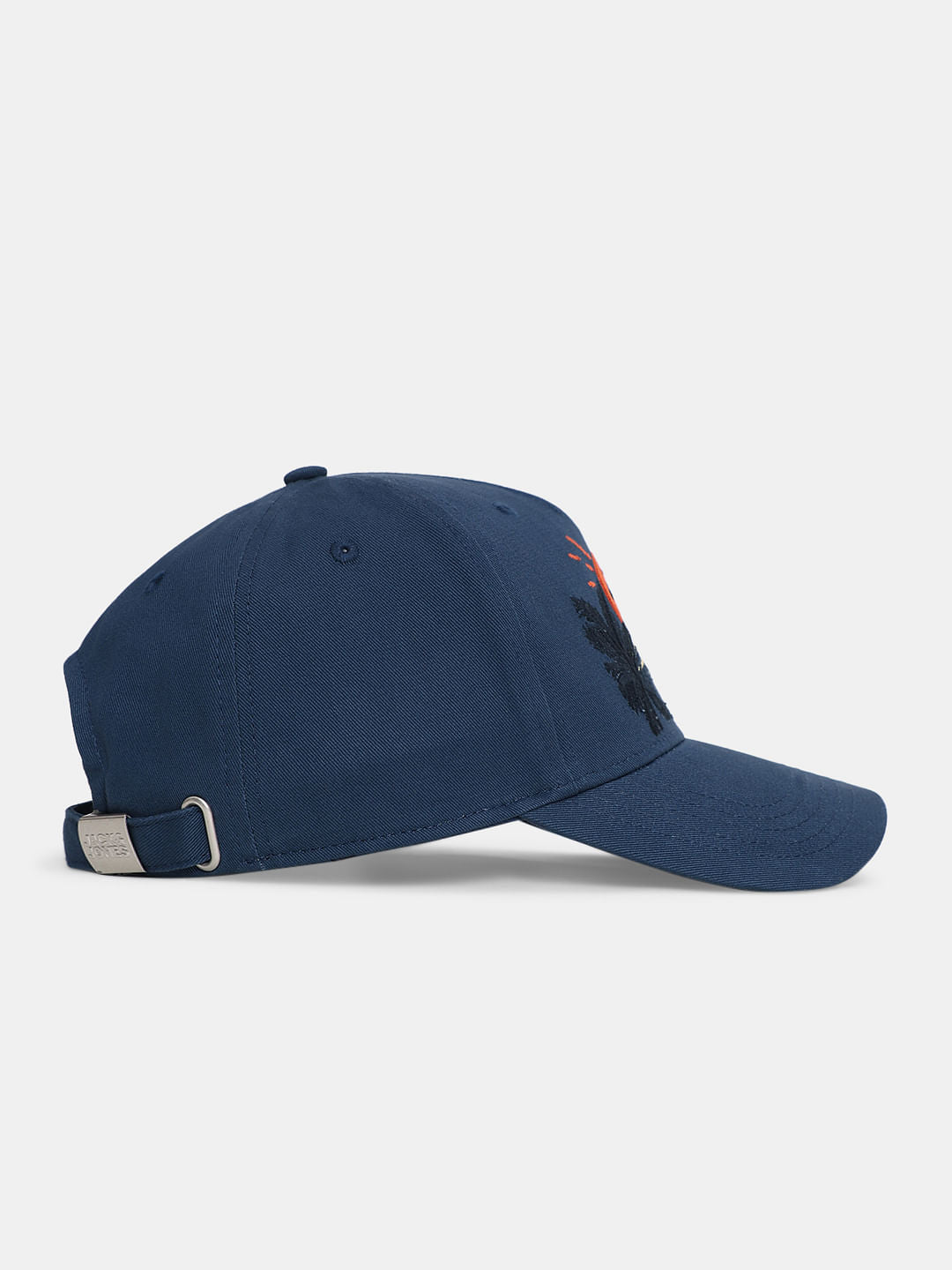 Dark Blue Embroidered Baseball Cap