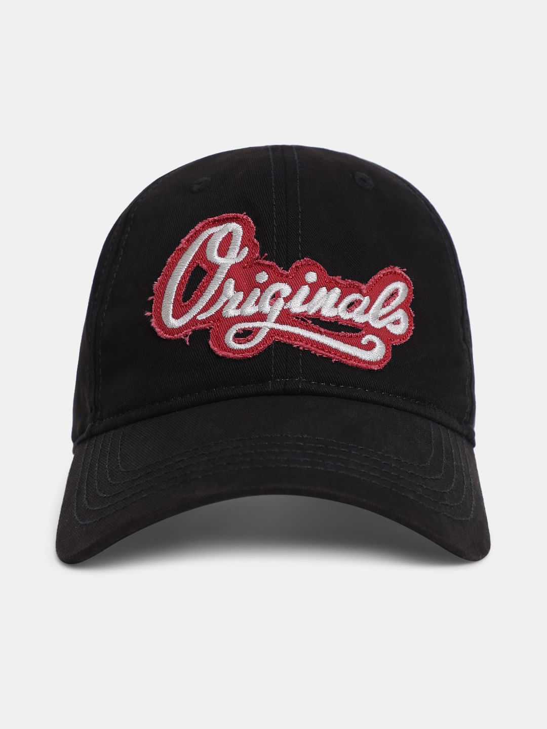 Black Ripped Baseball Cap - ONE