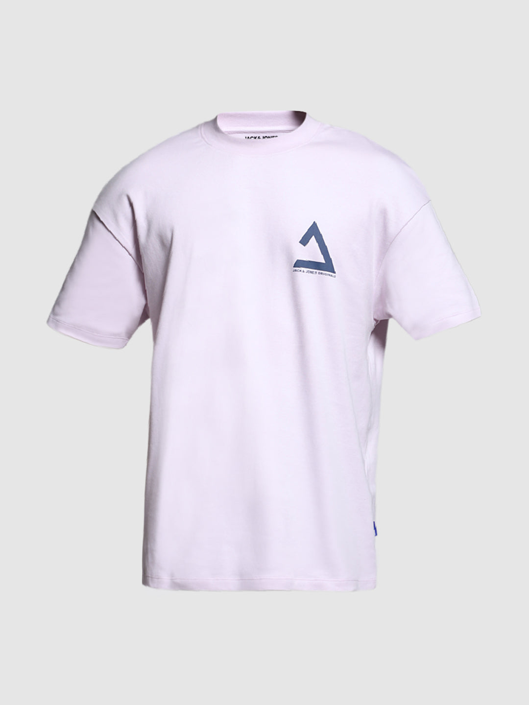 Men's Cotton Oversized Graphic Crew Neck T-Shirt - Lavender