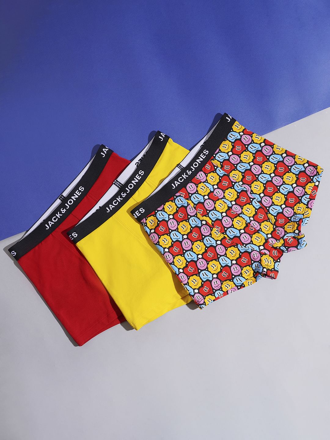 BOYS Pack Of 3 Printed Trunks