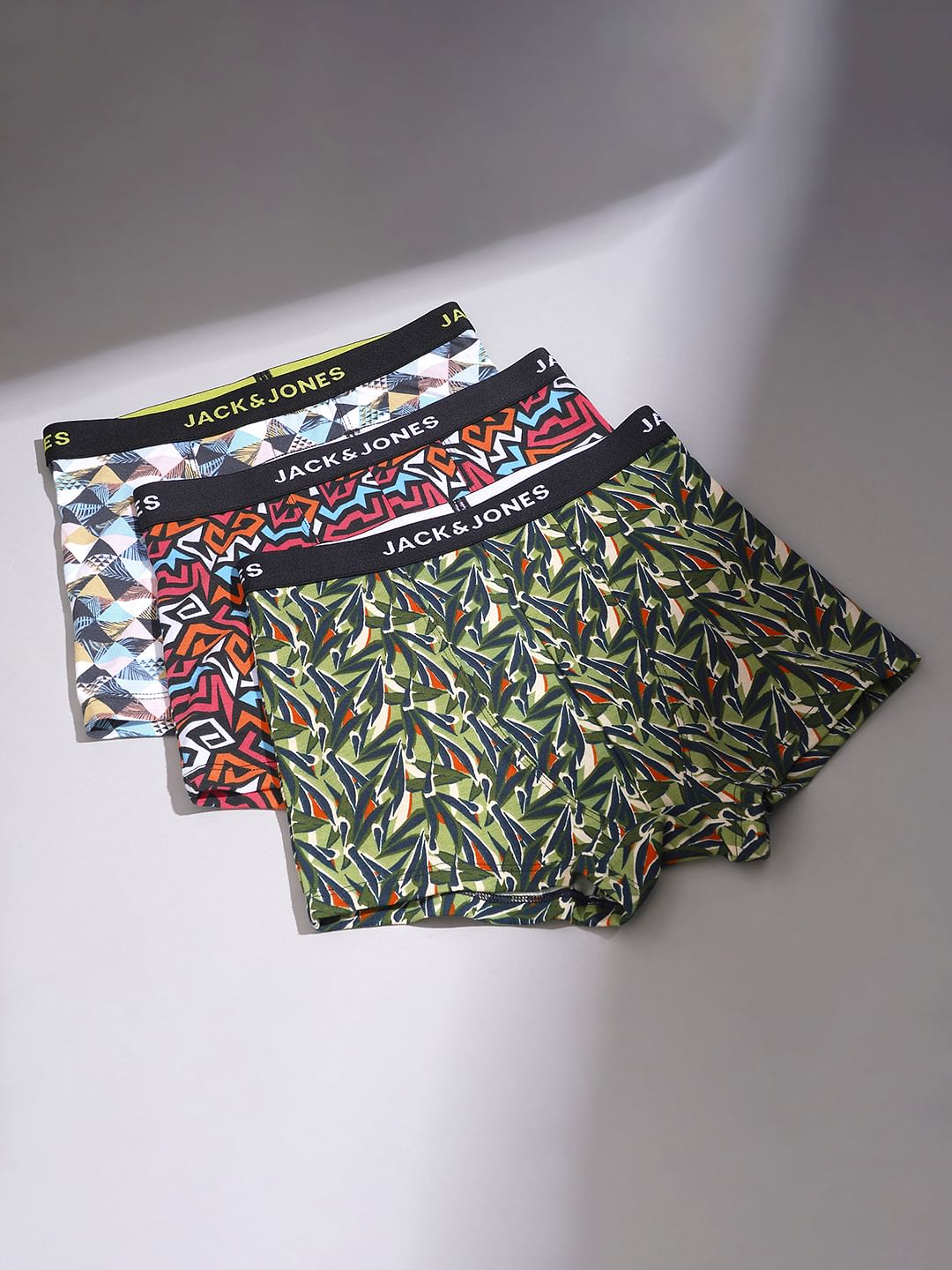 BOYS Pack Of 3 Printed Trunks - 4/5Y