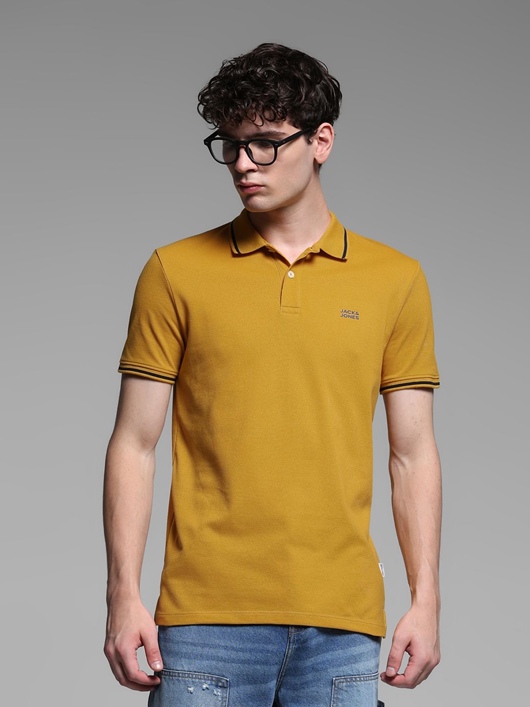 Python Yellow Polo YELLOW REGULAR POLO