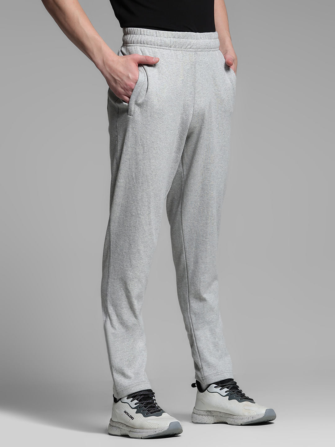 Light Grey Melange Trackpants