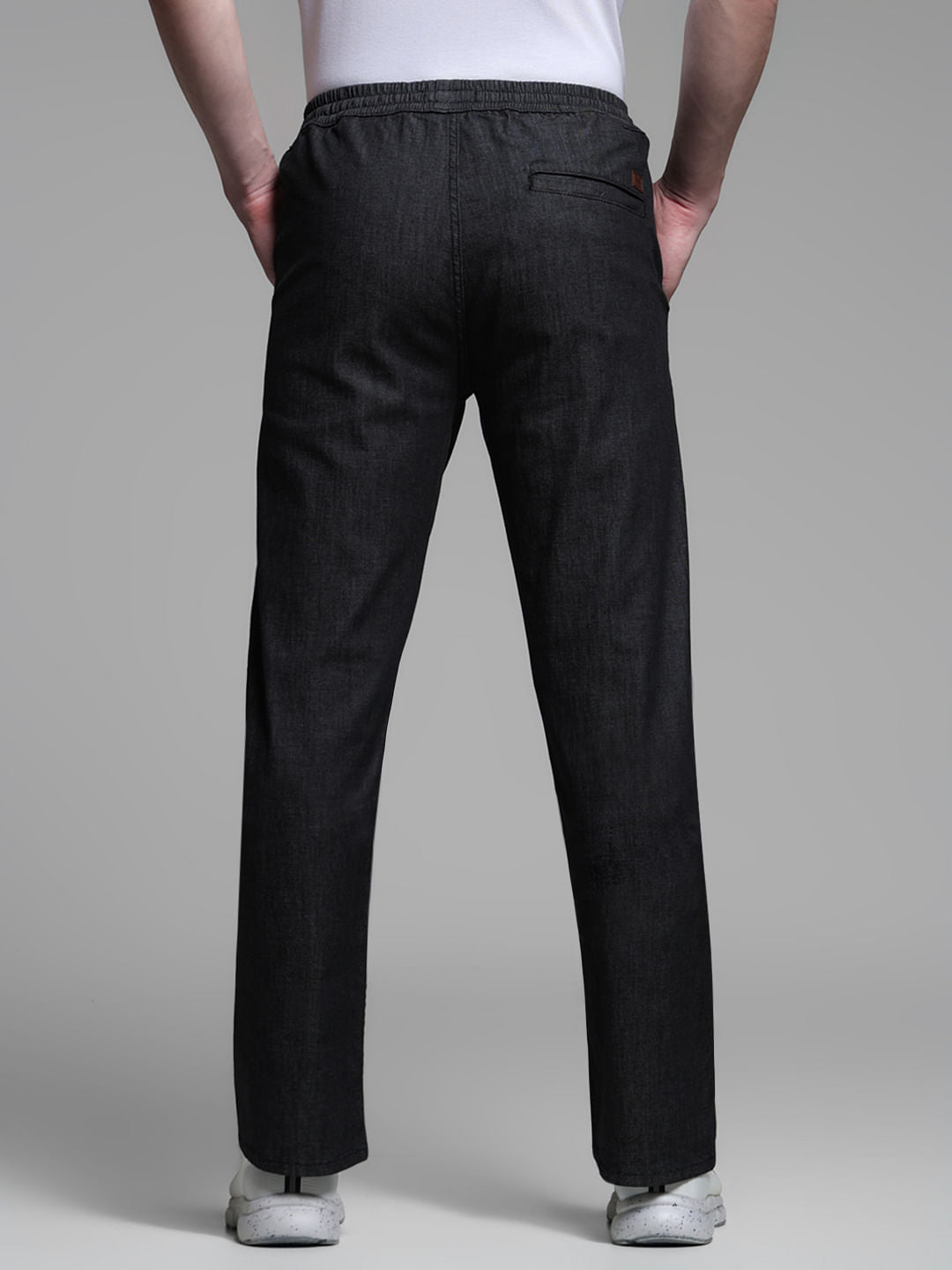 Black High Rise Cliff Bootcut Jeans