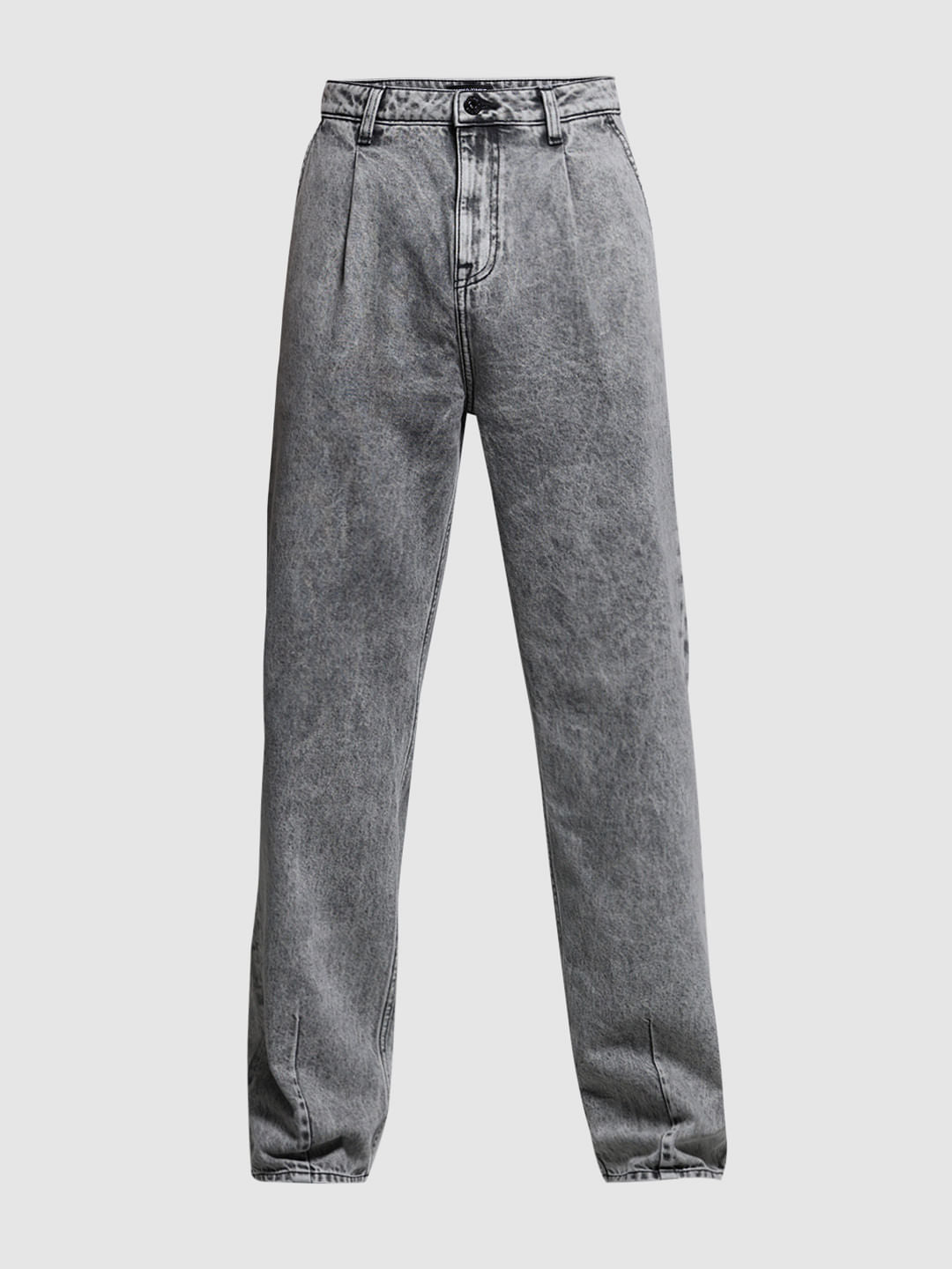 2023M ファッション VIH20A loose fit oil coating denim