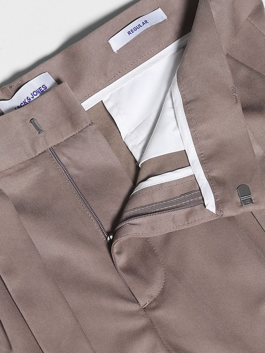 Mocha Rayon Loose Fit Pants